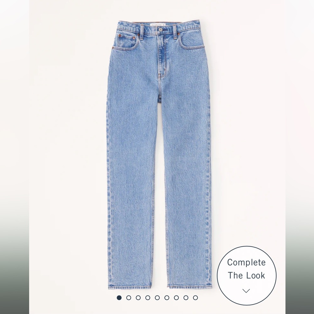 Abercrombie 90s straight high rise size 26 / 2L